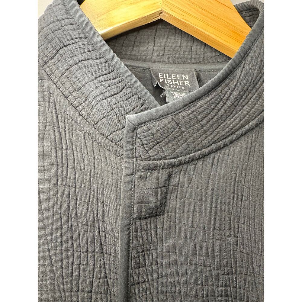 Eileen Fisher Black Blazer Jacket Size M - Picture 3 of 5
